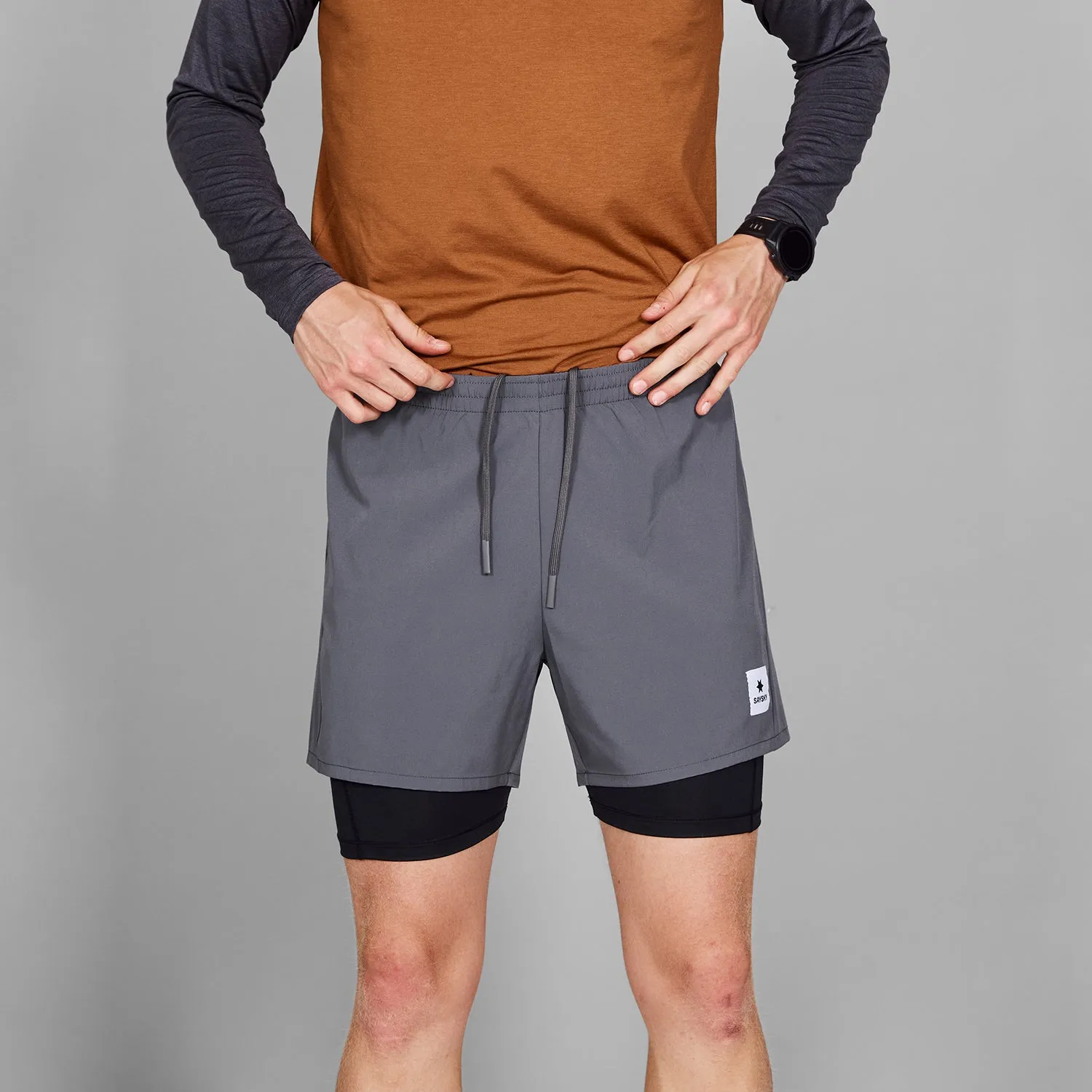 2 in 1 Pace Shorts 5''