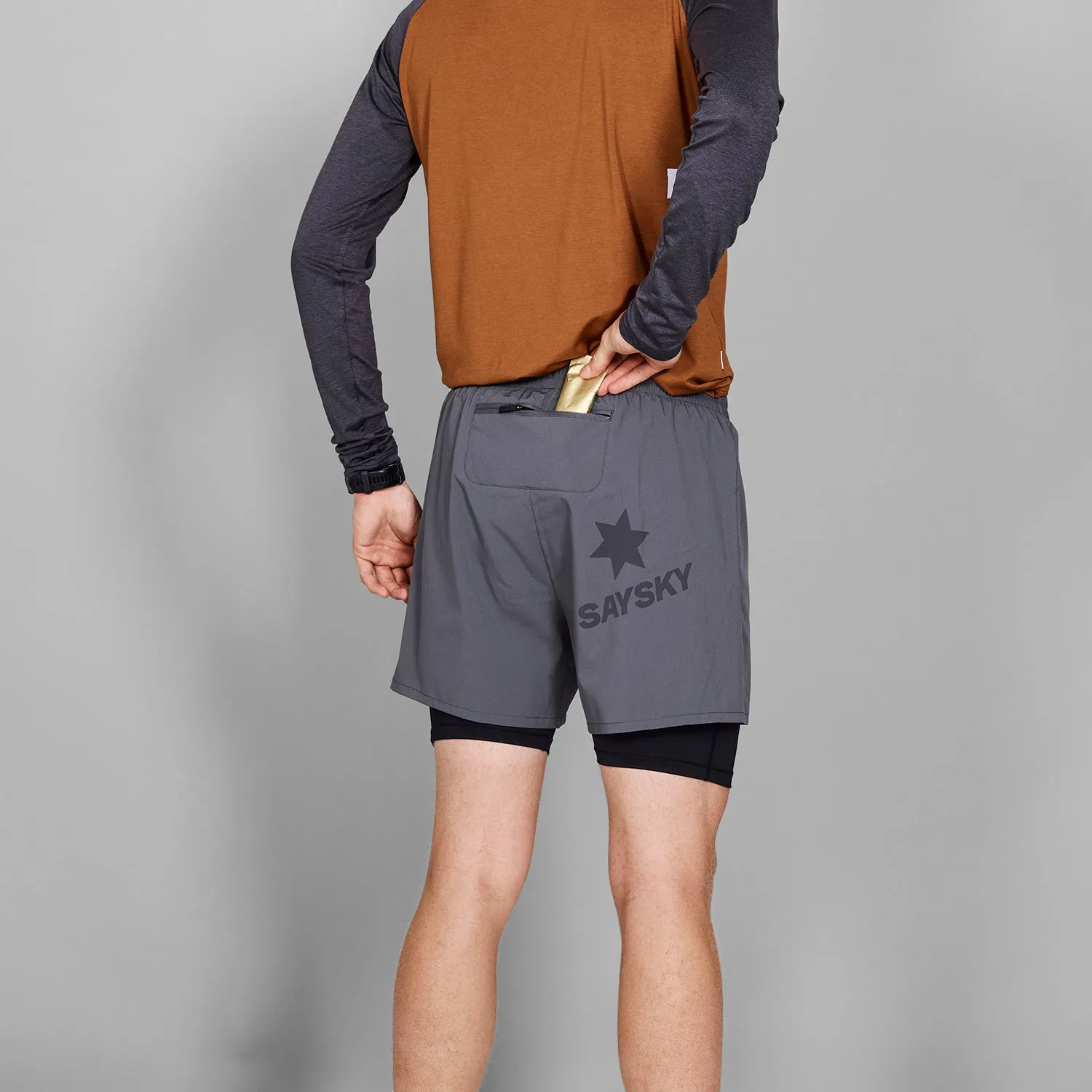 2 in 1 Pace Shorts 5''