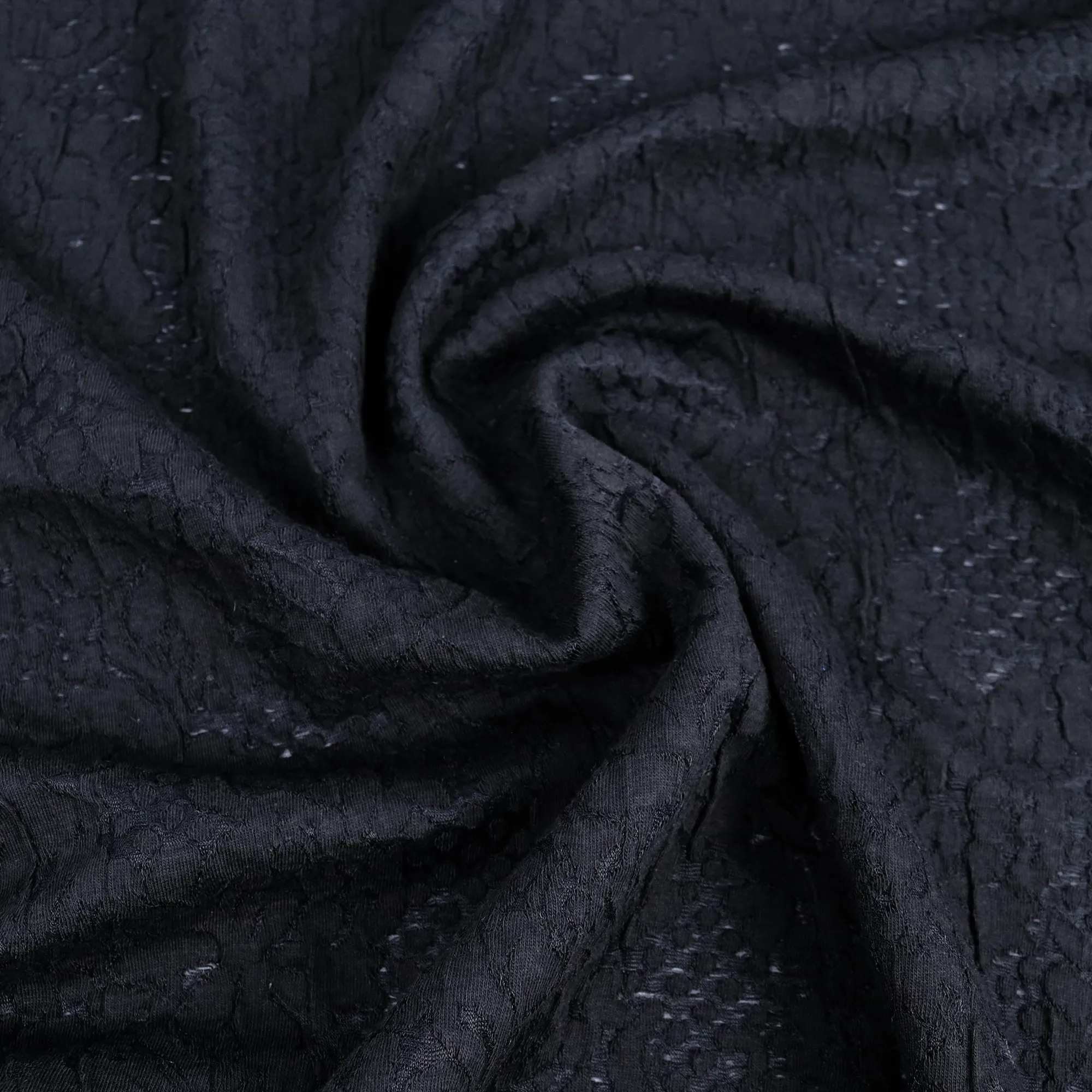 52/54" 5 Colors Floral Pattern Cotton/Poly Span Knit Jacquard Fabric by the Yard