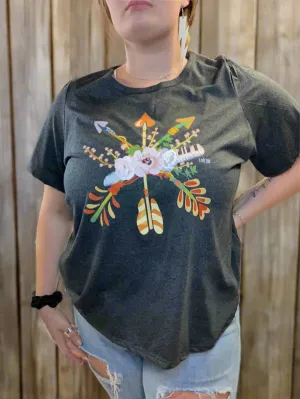 Arrow & Flowers Tee