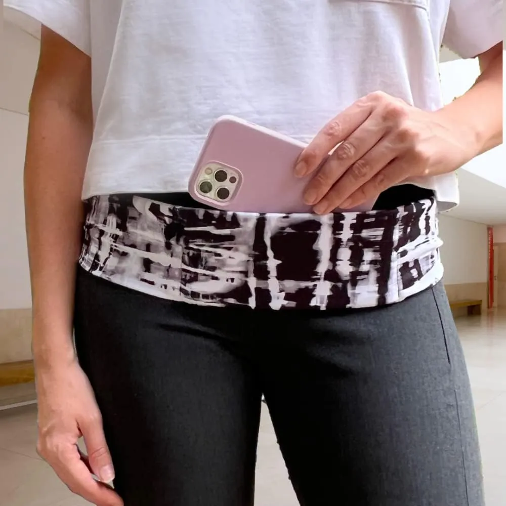 BANDI Plus Size Fanny Pack for Women - Travel-Ready Pocket Belt with Secure Hidden Money & Running Belt for Phone, Passport, Keys, & Medical Devices, Adjustable Fit, Comfortable (Metro)