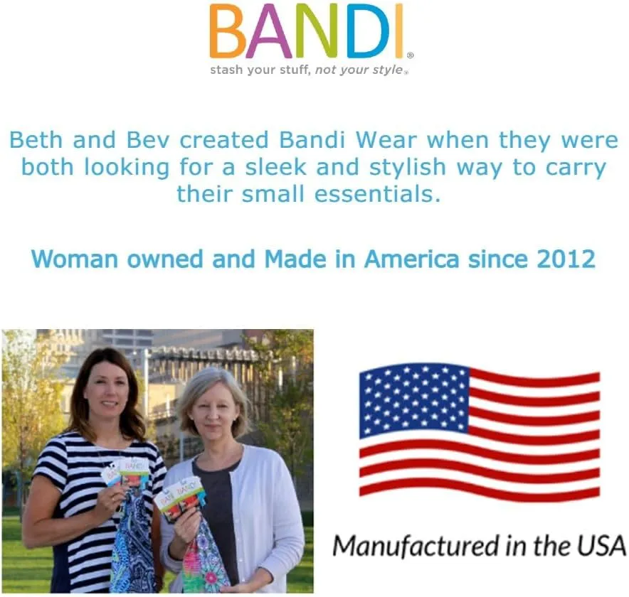 BANDI Plus Size Fanny Pack for Women - Travel-Ready Pocket Belt with Secure Hidden Money & Running Belt for Phone, Passport, Keys, & Medical Devices, Adjustable Fit, Comfortable (Metro)
