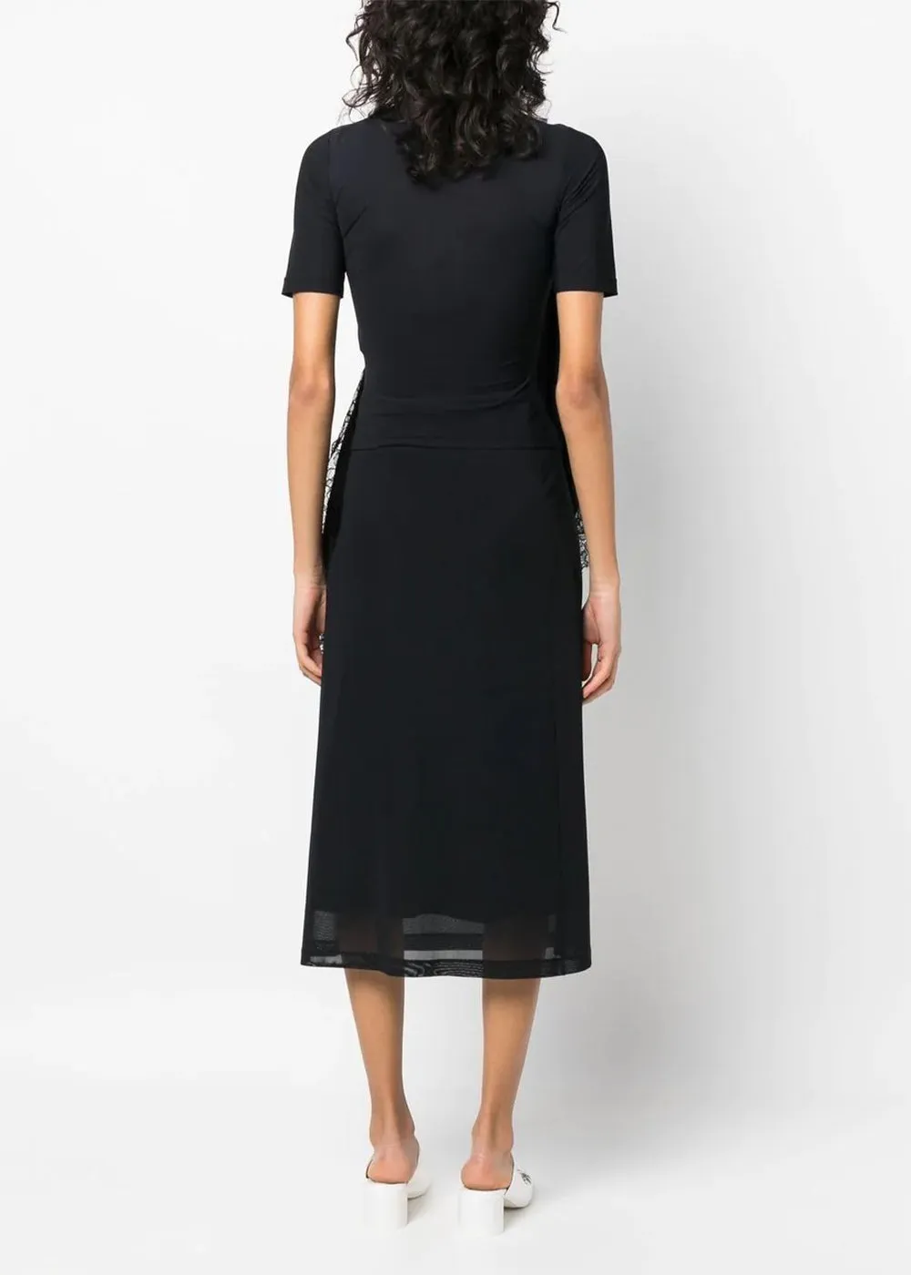 Black Asymmetric Blouse