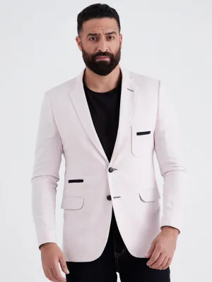Blush Checks Blazer