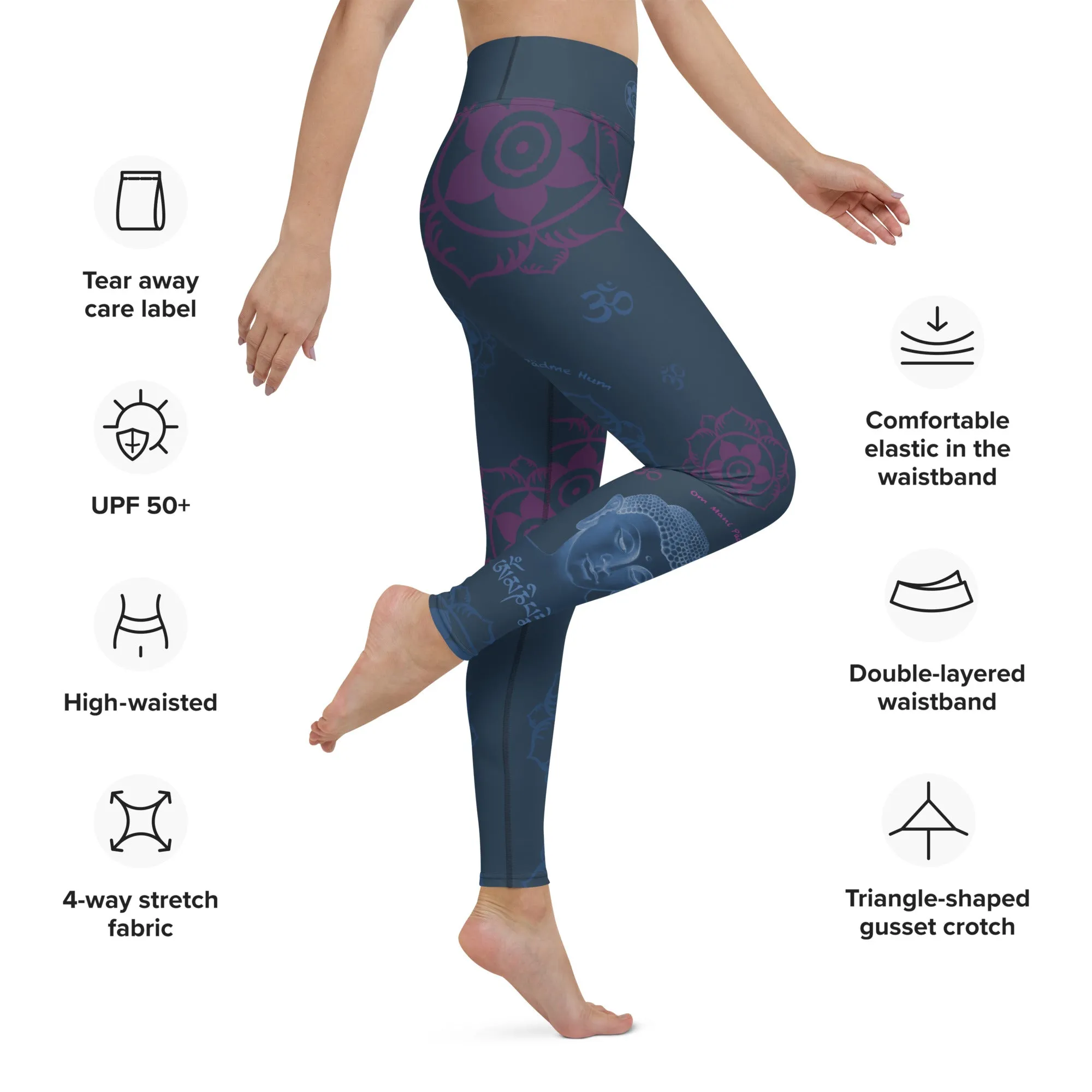 Buddha Om - Yoga Pants