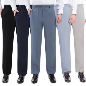 Casual High Waist Comfortable Men'S Long Trousers