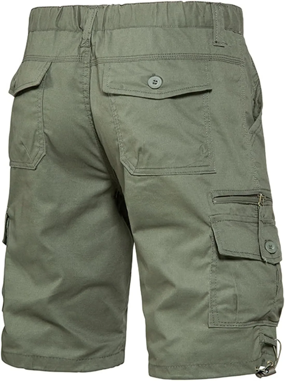 Casual Tactical Shorts for Men Slim Fit Straight Leg Cargo Shorts Outdoor Hiking Joggers Athletic Pants with Pockets