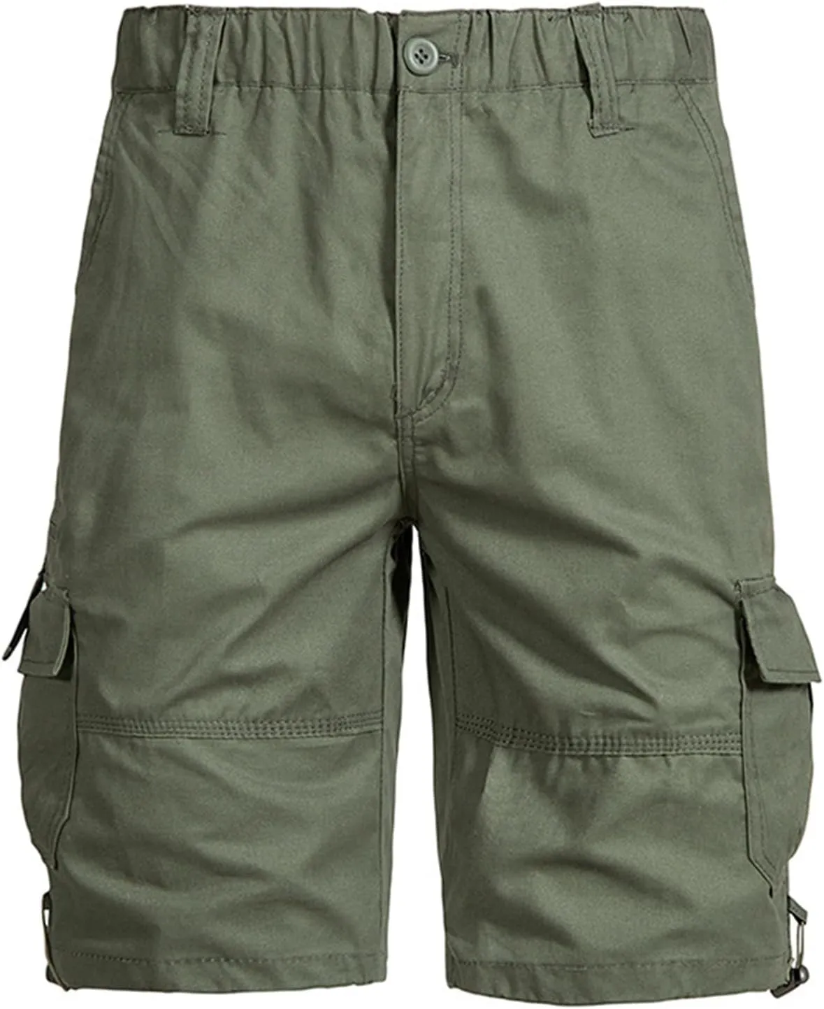 Casual Tactical Shorts for Men Slim Fit Straight Leg Cargo Shorts Outdoor Hiking Joggers Athletic Pants with Pockets