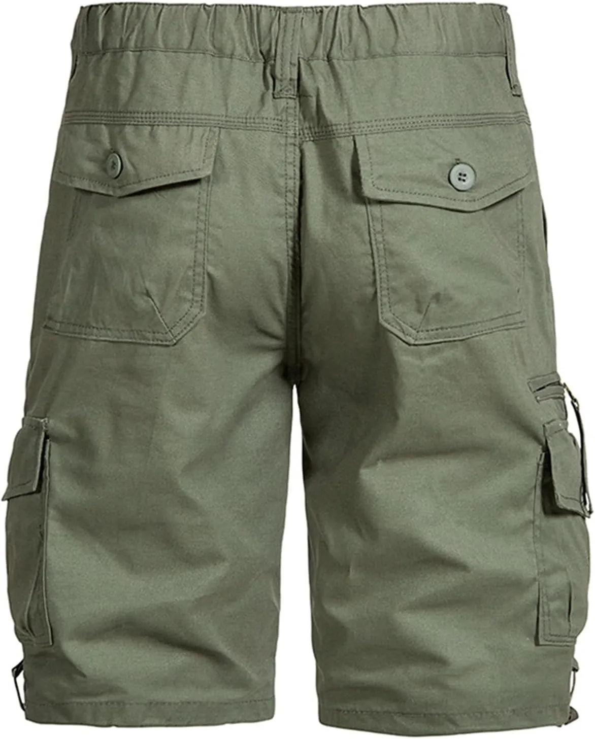 Casual Tactical Shorts for Men Slim Fit Straight Leg Cargo Shorts Outdoor Hiking Joggers Athletic Pants with Pockets