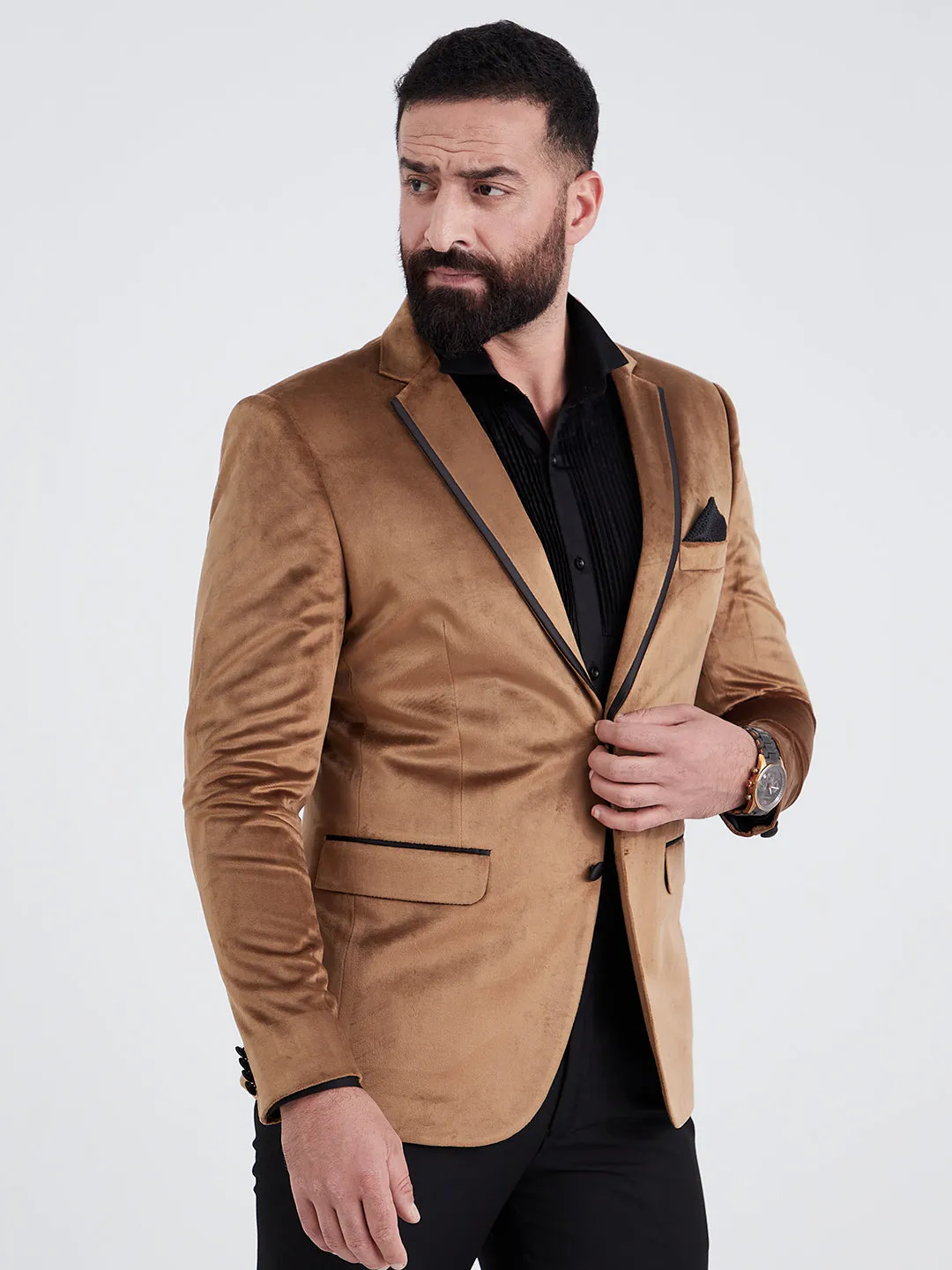 Cherry Wood Blazer