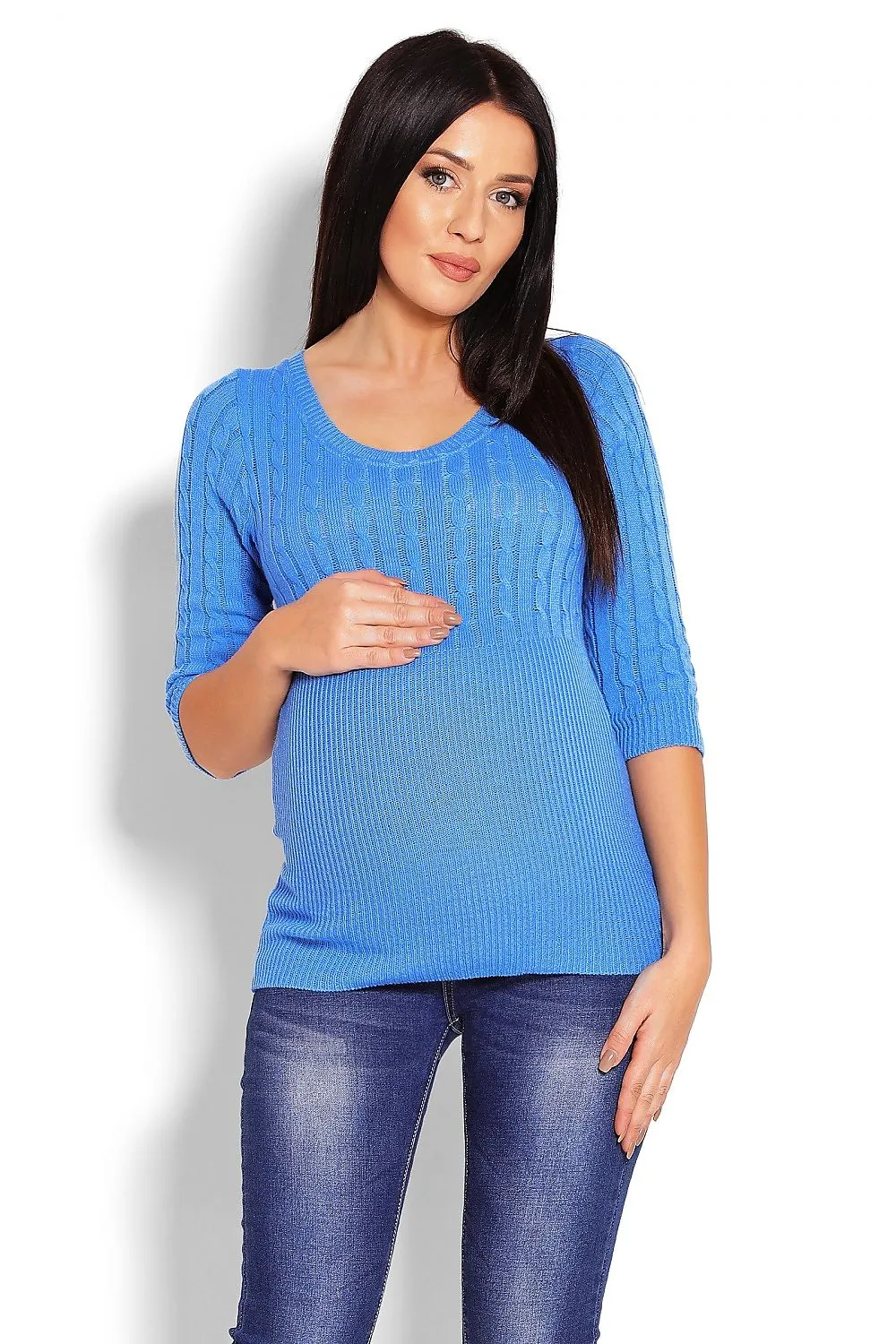 Delicate Weave Pregnancy Sweater PeeKaBoo