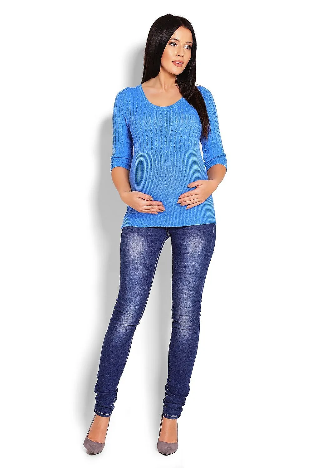 Delicate Weave Pregnancy Sweater PeeKaBoo