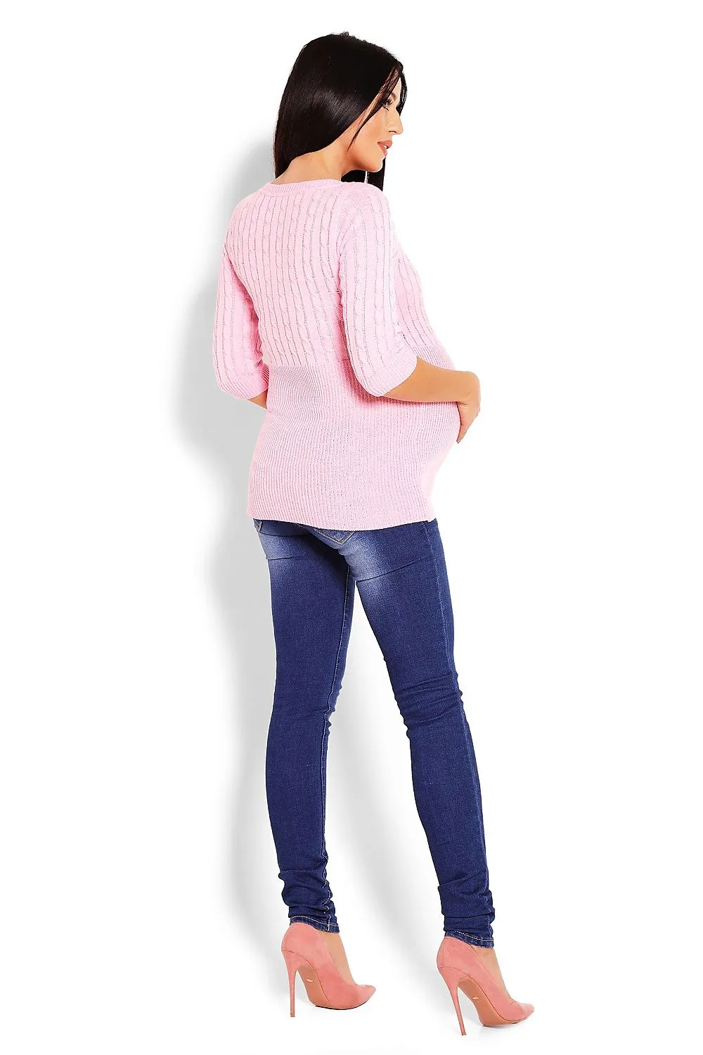 Delicate Weave Pregnancy Sweater PeeKaBoo
