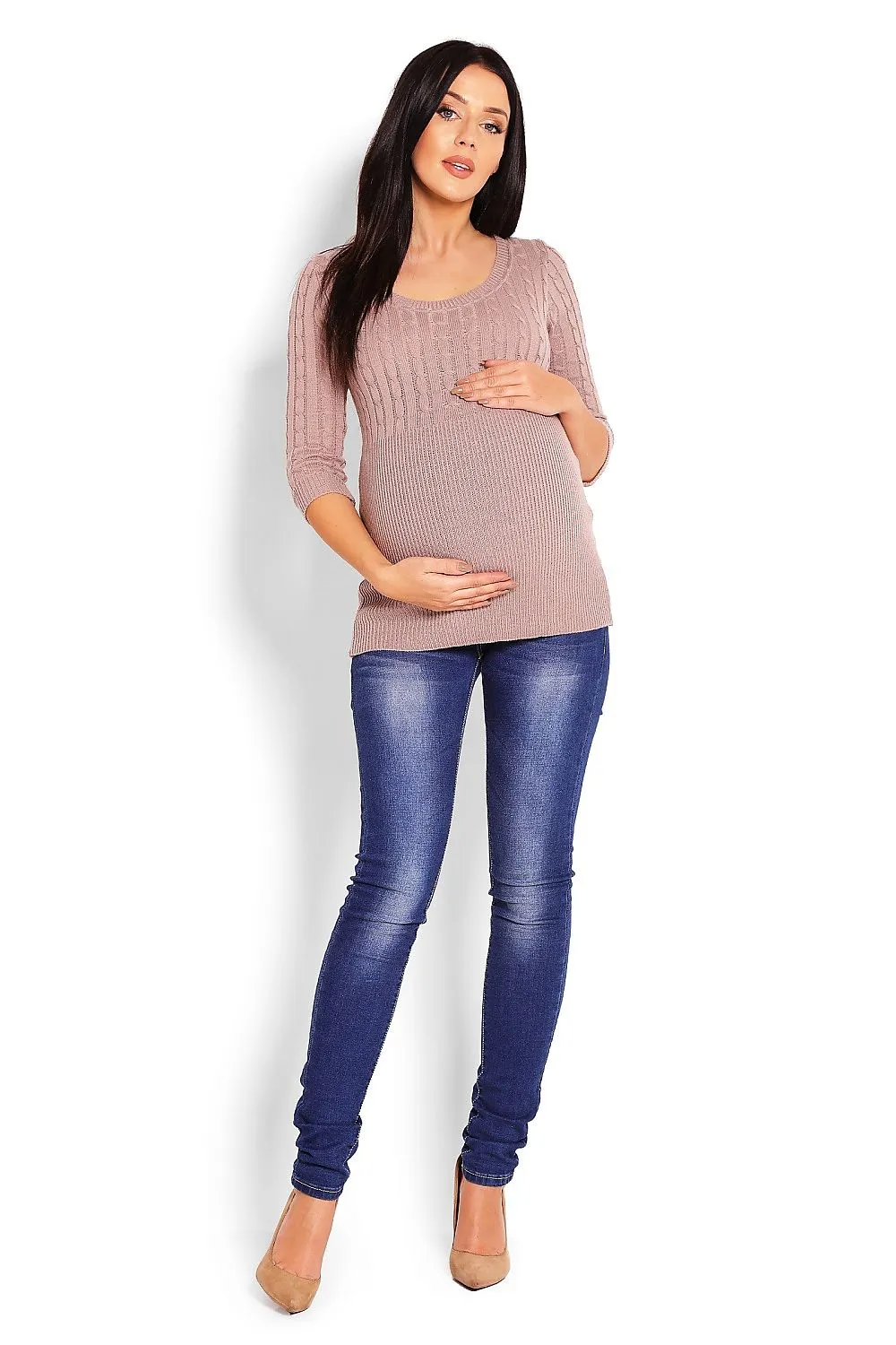 Delicate Weave Pregnancy Sweater PeeKaBoo