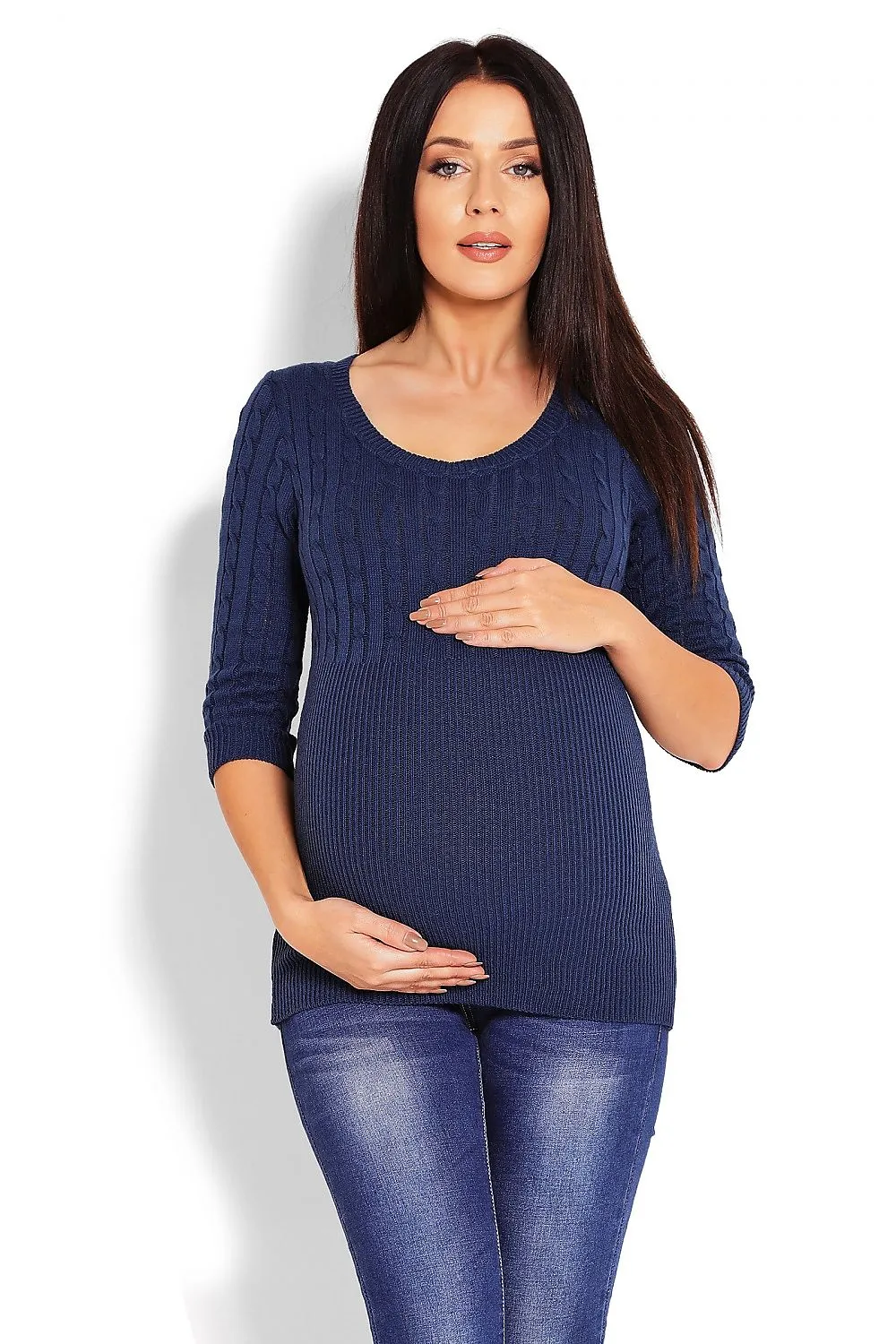 Delicate Weave Pregnancy Sweater PeeKaBoo