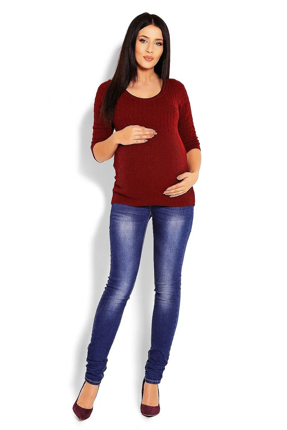 Delicate Weave Pregnancy Sweater PeeKaBoo