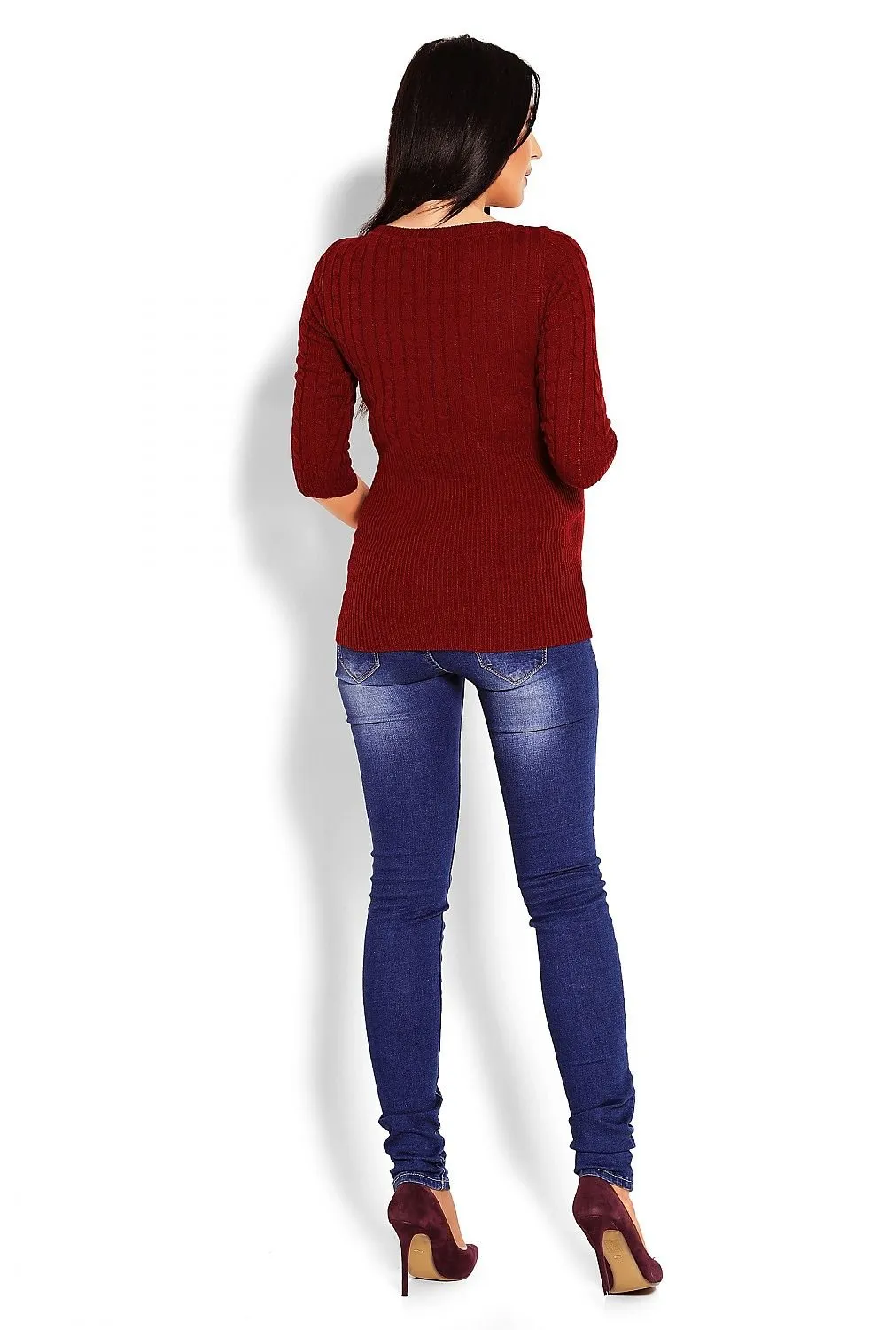 Delicate Weave Pregnancy Sweater PeeKaBoo