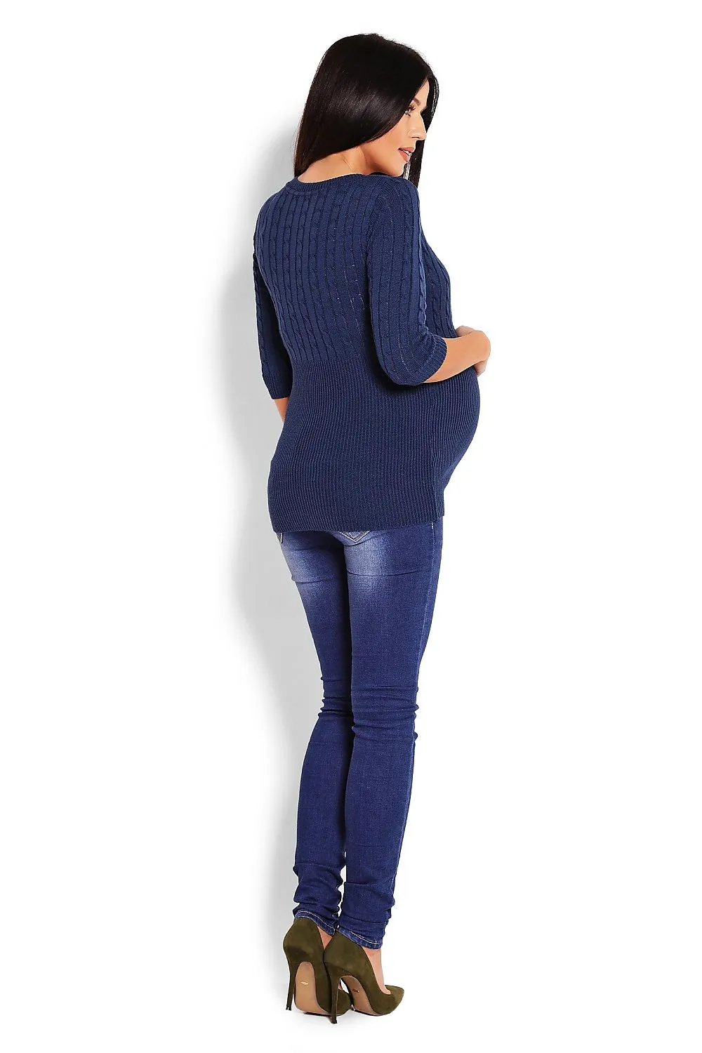 Delicate Weave Pregnancy Sweater PeeKaBoo
