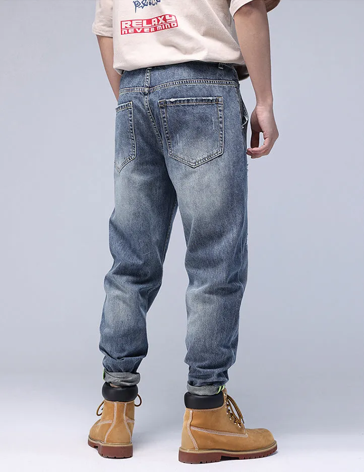 Gavin Ripped Harem Jeans
