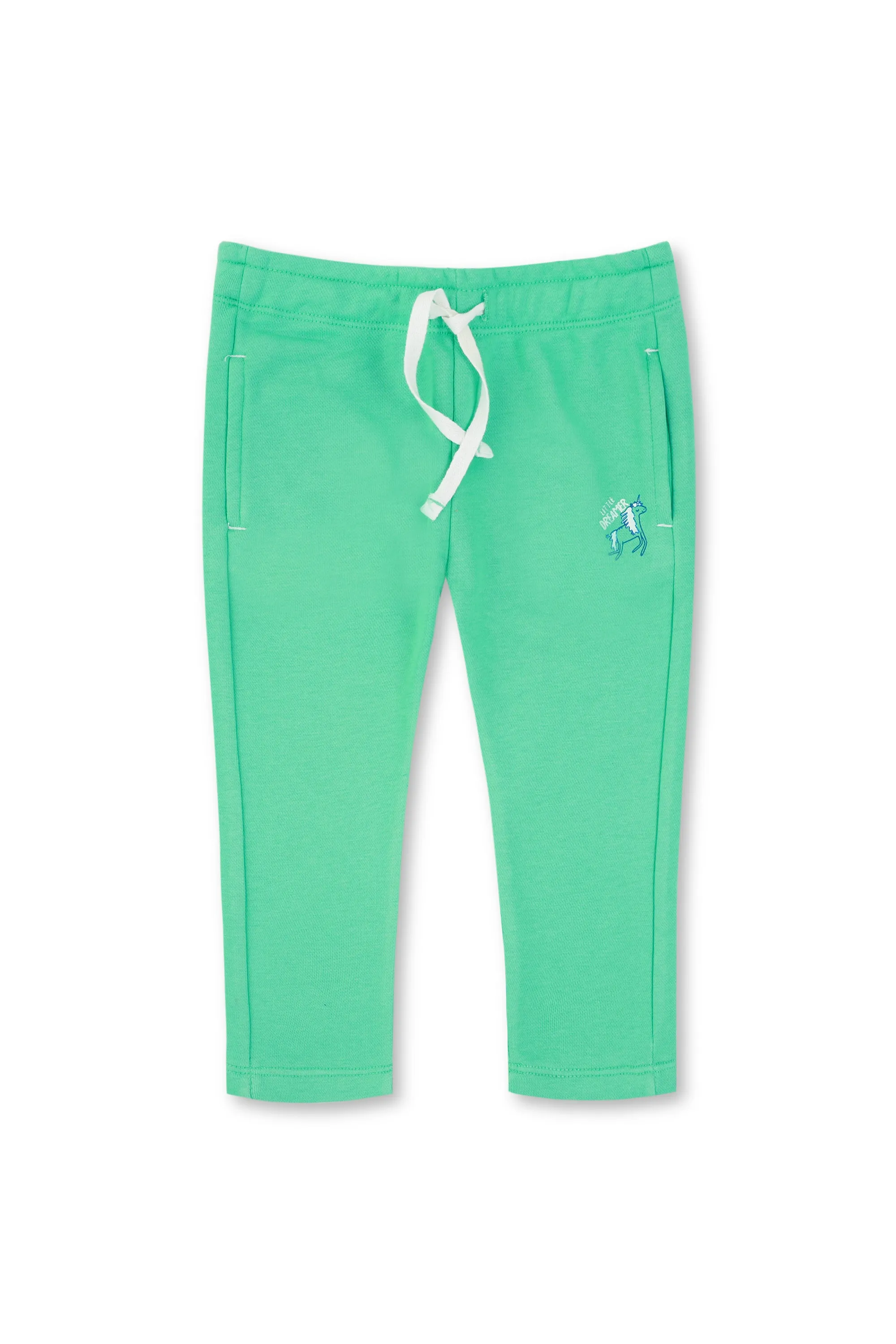 Girls Aqua Trousers