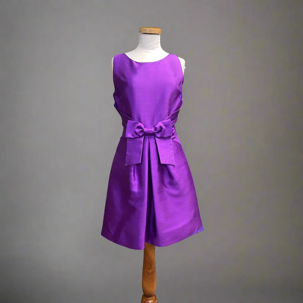 Kate Spade purple dress with bow, size 8