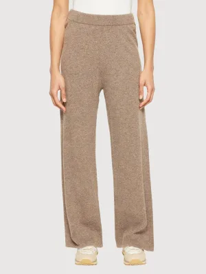 Knitted Trouser Posey Beige Woman | Knowledge Cotton Apparel