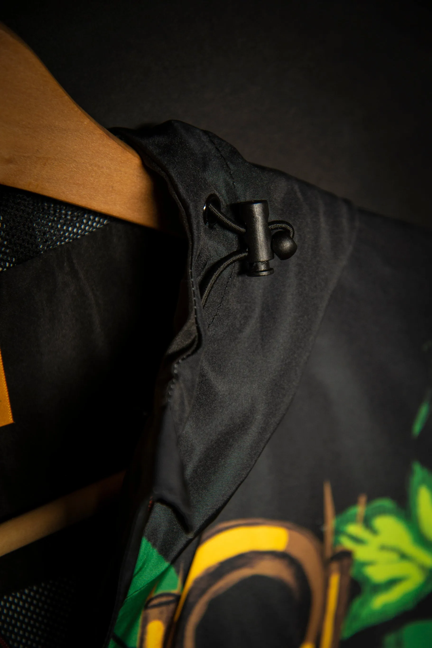 Mech Florale Burst Windbreaker Zipper Hoodie