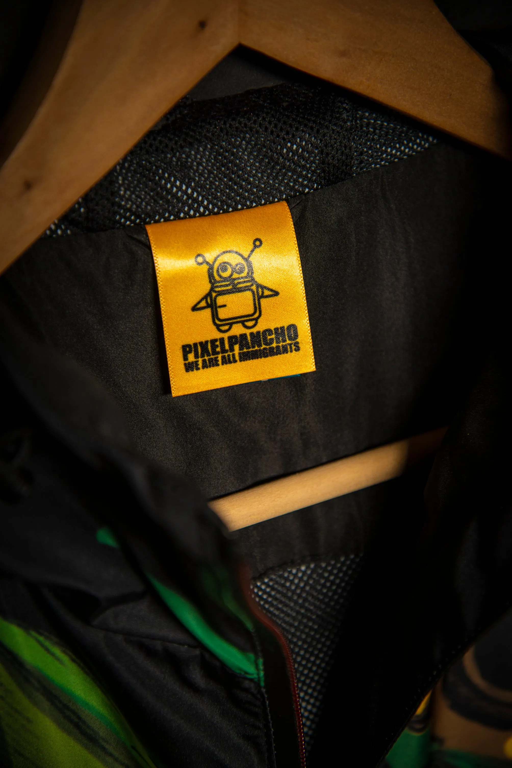 Mech Florale Burst Windbreaker Zipper Hoodie