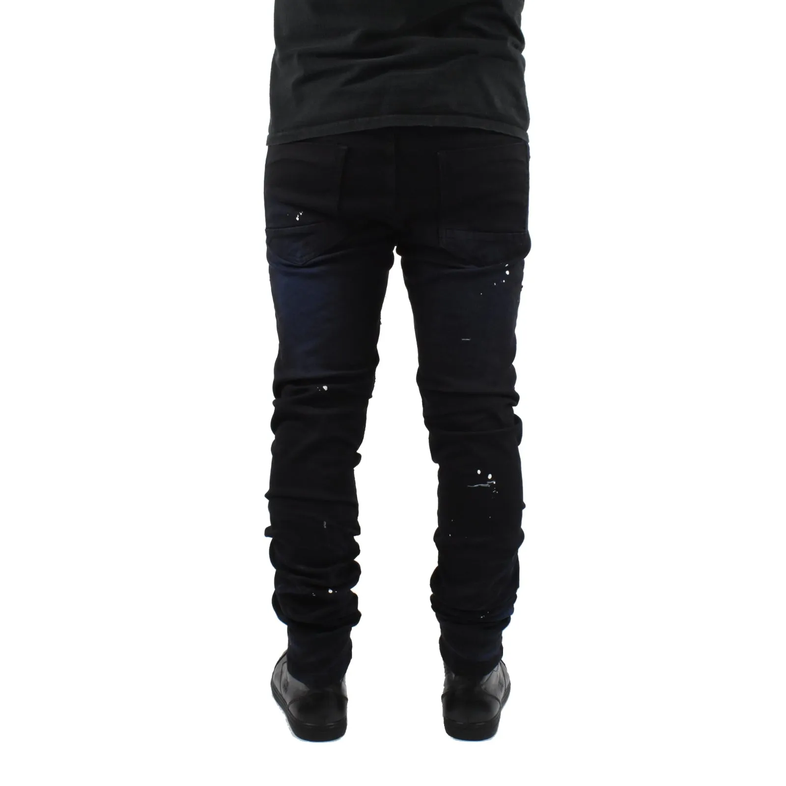 Men Biker Zipper Jeans