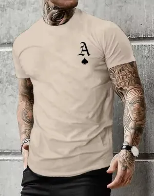 Men’s Casual As of Spades Crew Shirt
