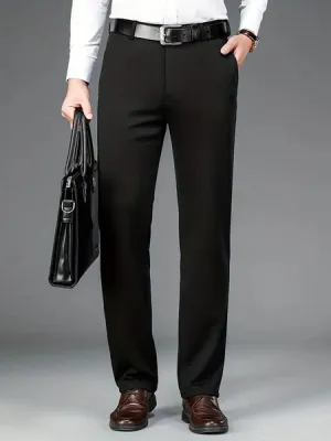 Men's Casual Stretch Cotton Trousers with a Comfortable Fit | Perfect for Casual Days