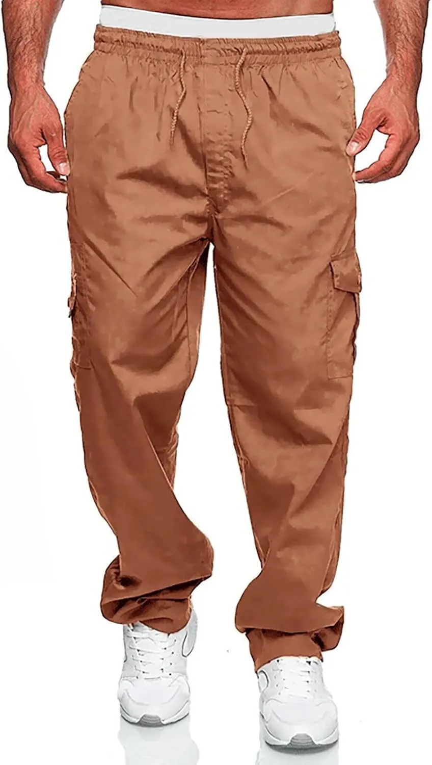 Mens Ski Pants Snow Pants For Men Overalls Drawstring Multi Pocket Casual Pants Hiking Pants Cotton Twill Pants