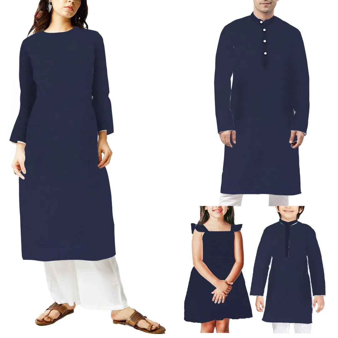 Navy Blue Plain Heavy Fox Georgette Fabric