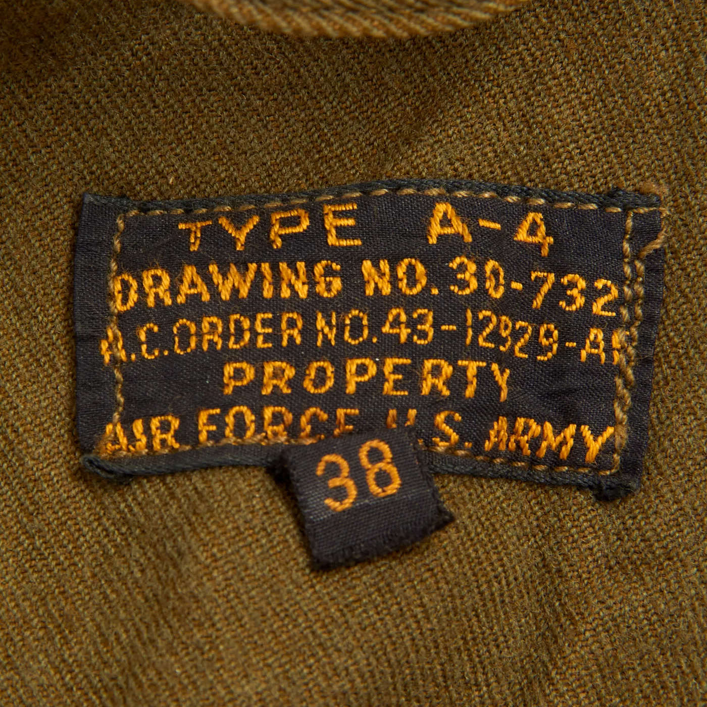 Original U.S. WWII US Army Air Forces Air Transport Command Patched Type A-4 Summer Flight Suit