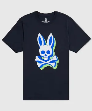 Psycho Bunny Lamport Graphic Tee - Navy