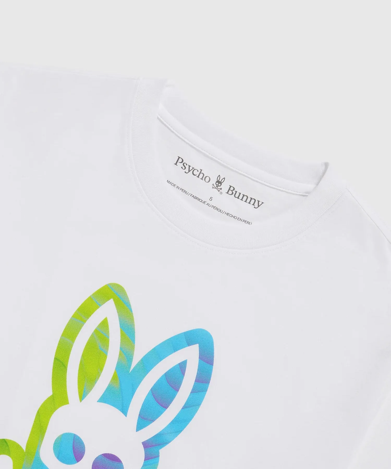 Psycho Bunny Montgomery Graphic Tee - White