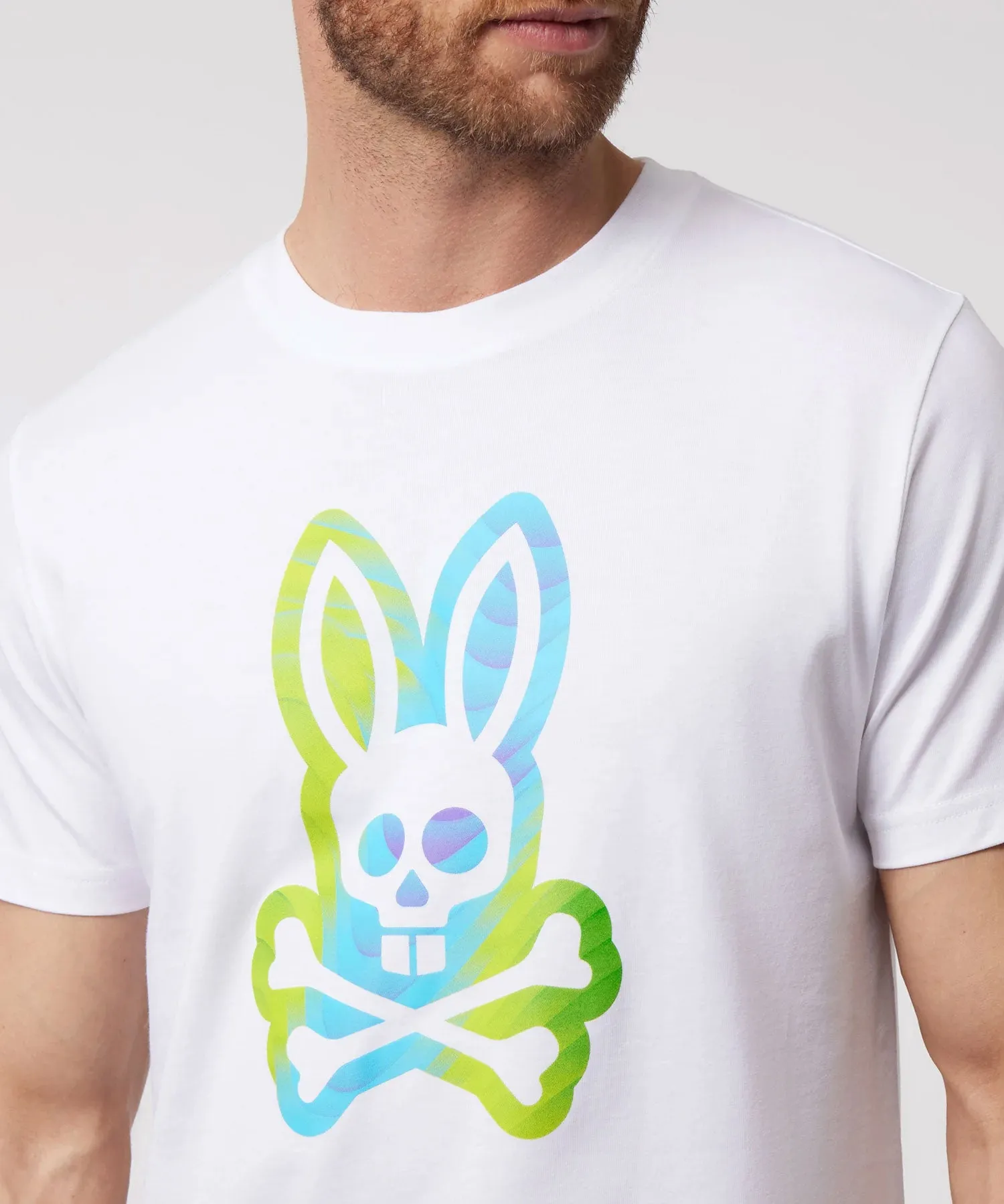 Psycho Bunny Montgomery Graphic Tee - White