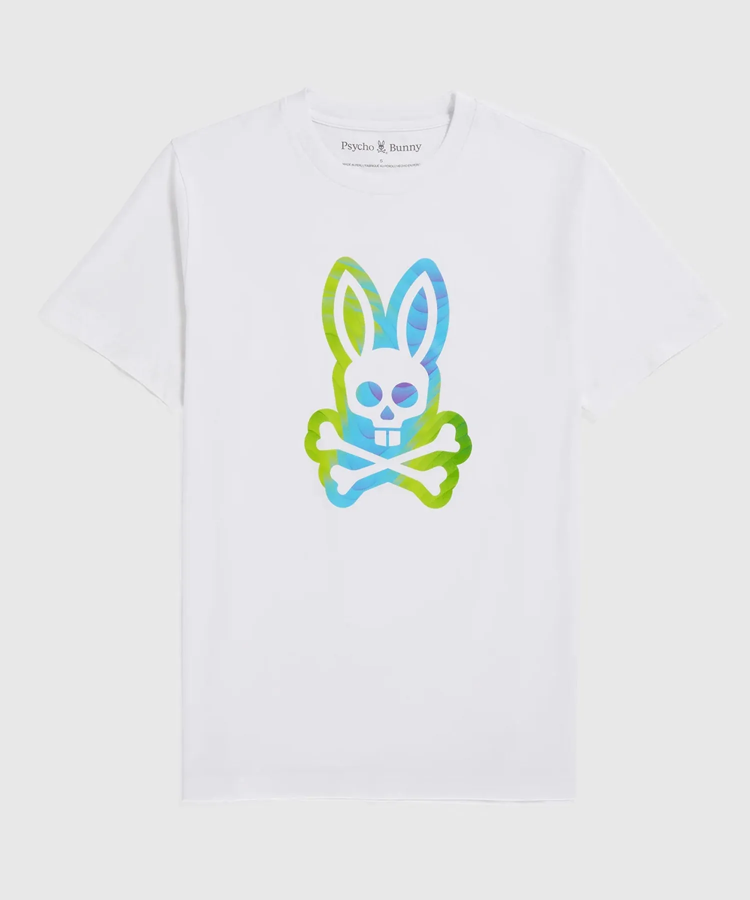 Psycho Bunny Montgomery Graphic Tee - White