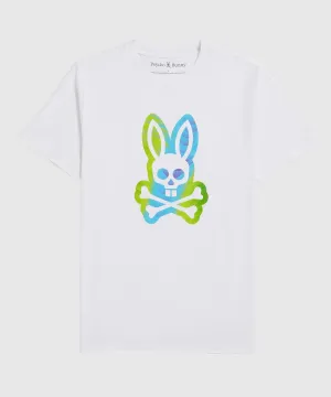 Psycho Bunny Montgomery Graphic Tee - White