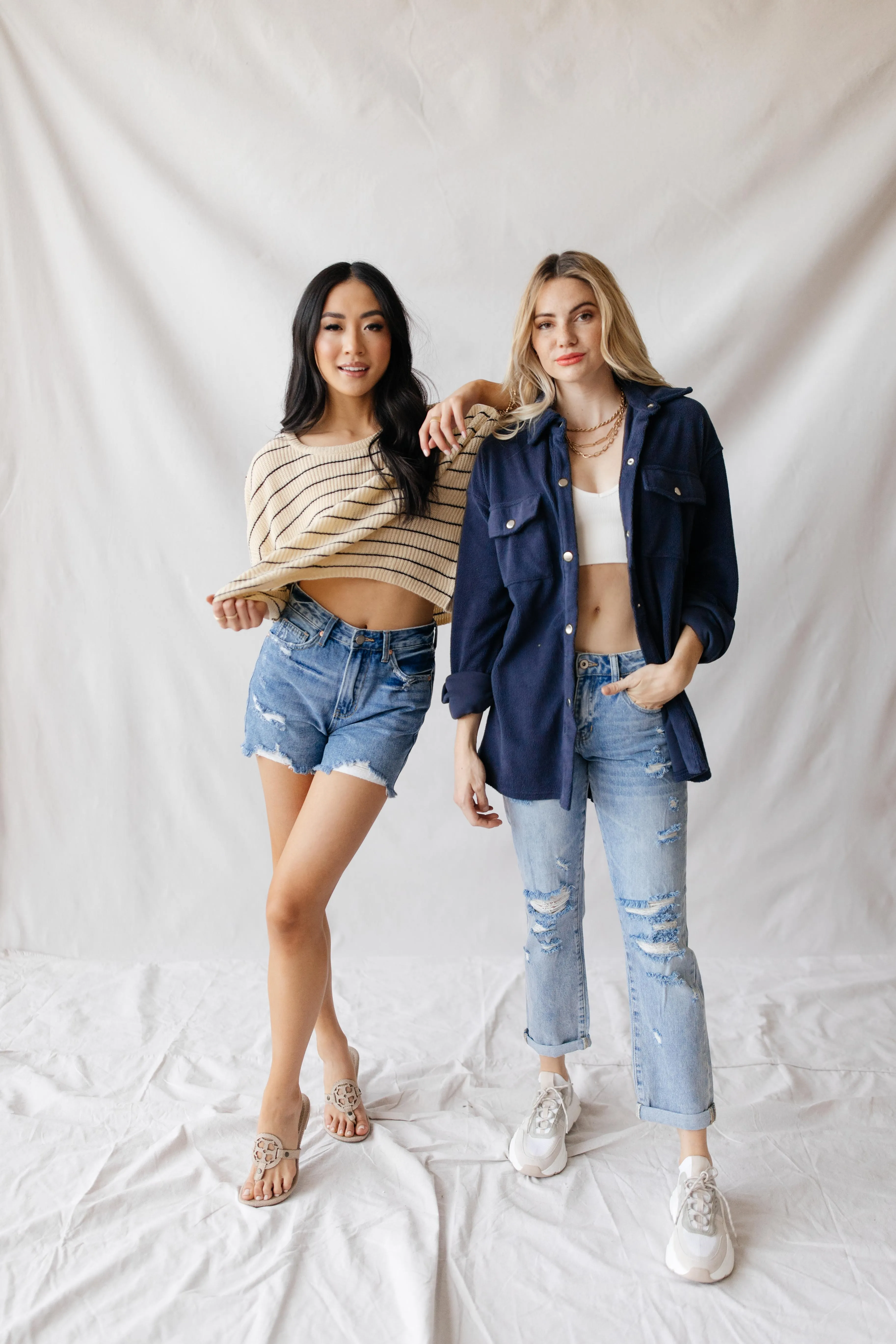 Soft Teddy Button Up Top