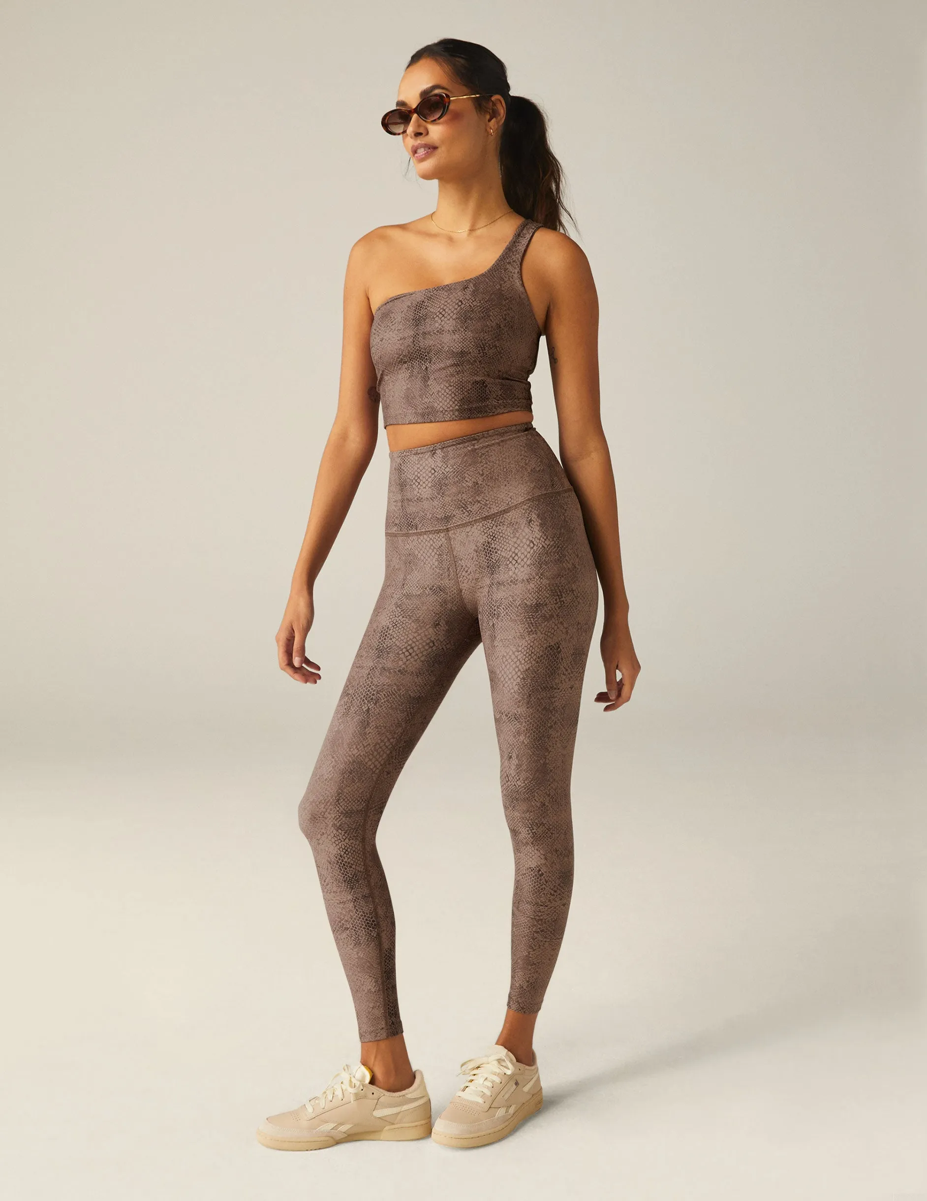 Softmark One Shoulder Crop Tank