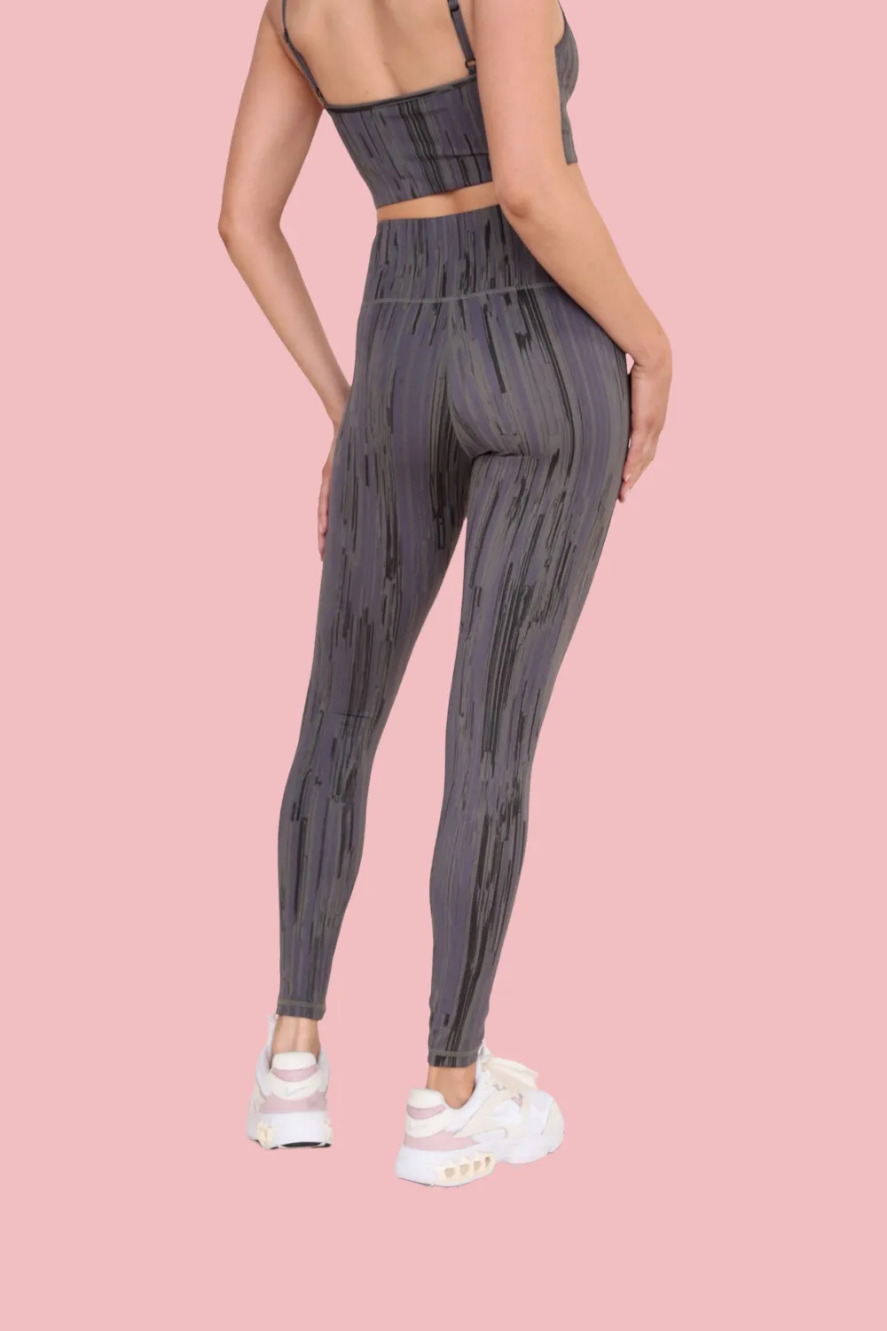 STRIPE HIGH WAIST LEGGINS