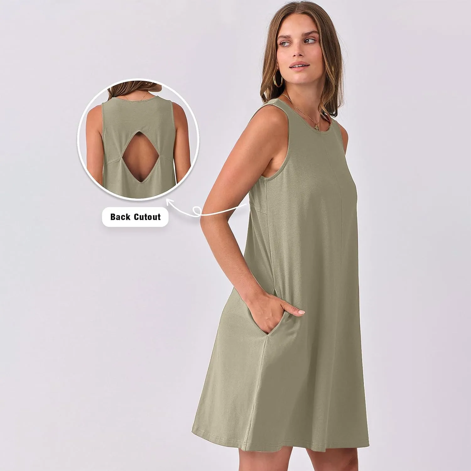 Summer Dresses for Women 2025 Vacation Boho Beach Backless Cover Up Ruffle Mini Dress Casual Loose Flowy Sun Dress