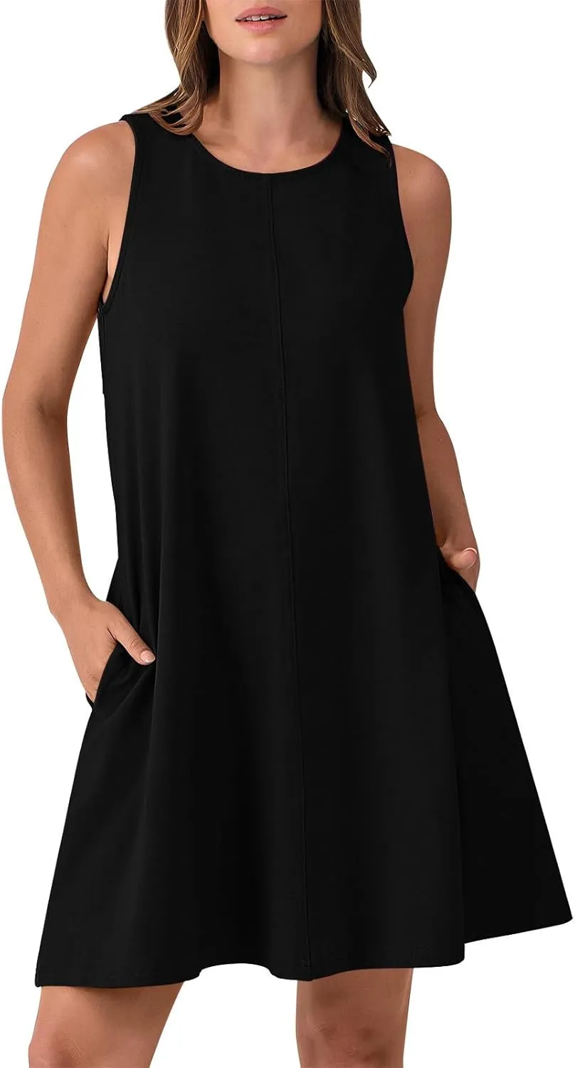 Summer Dresses for Women 2025 Vacation Boho Beach Backless Cover Up Ruffle Mini Dress Casual Loose Flowy Sun Dress