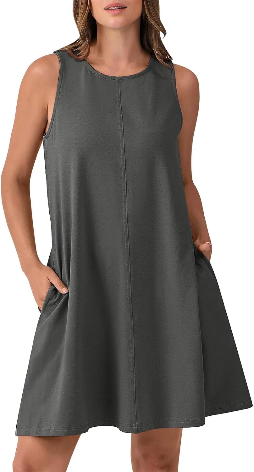 Summer Dresses for Women 2025 Vacation Boho Beach Backless Cover Up Ruffle Mini Dress Casual Loose Flowy Sun Dress