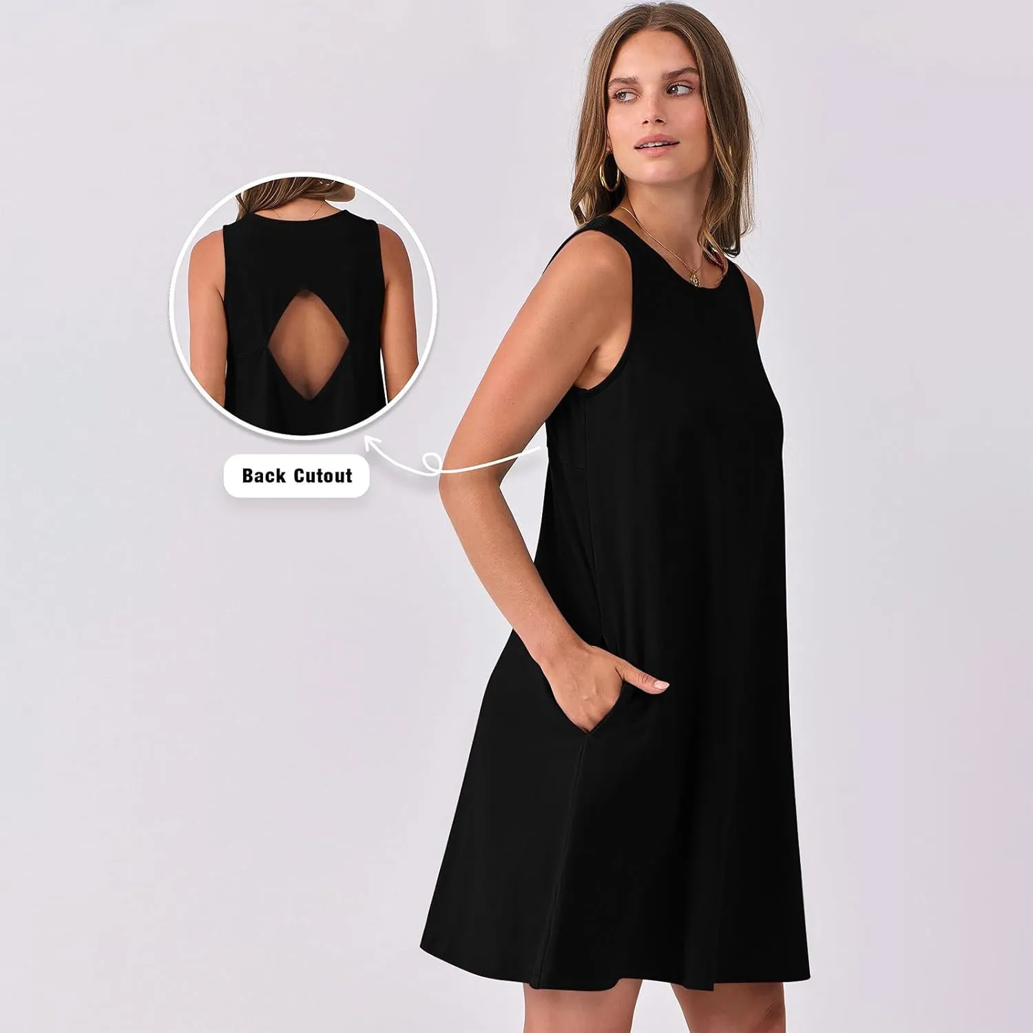 Summer Dresses for Women 2025 Vacation Boho Beach Backless Cover Up Ruffle Mini Dress Casual Loose Flowy Sun Dress