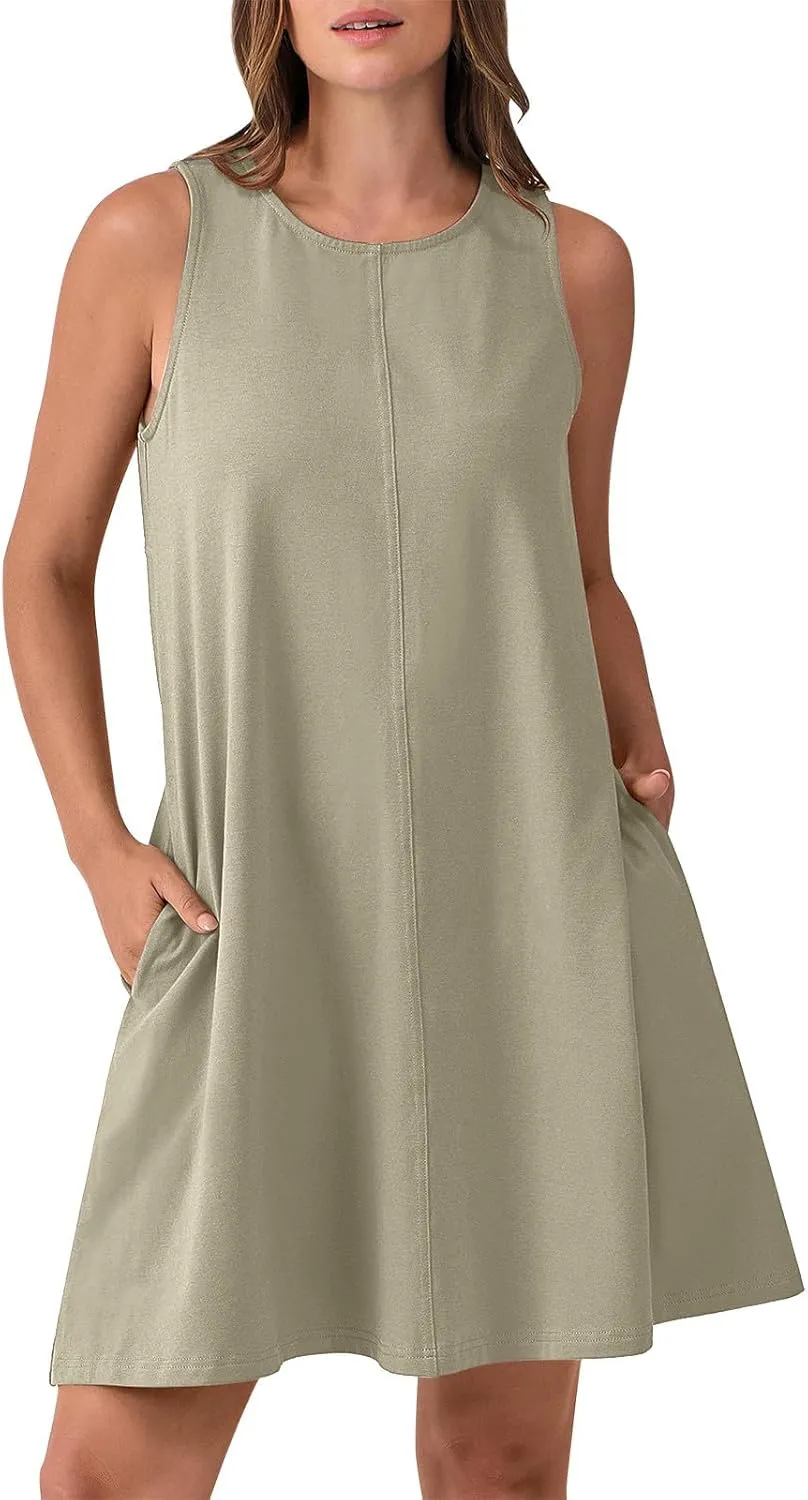 Summer Dresses for Women 2025 Vacation Boho Beach Backless Cover Up Ruffle Mini Dress Casual Loose Flowy Sun Dress