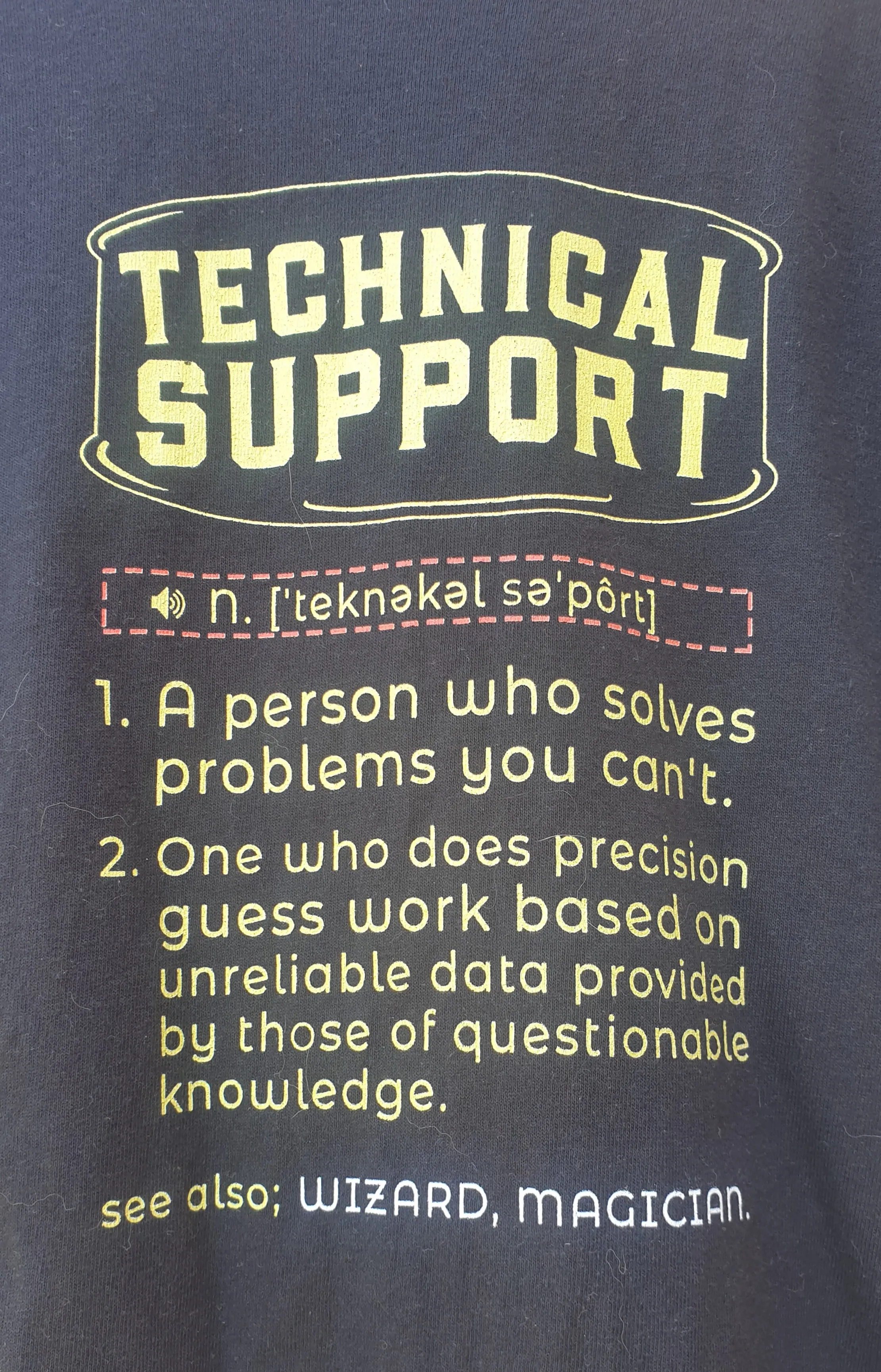 Technical Support T-Shirt - Men's (Large)