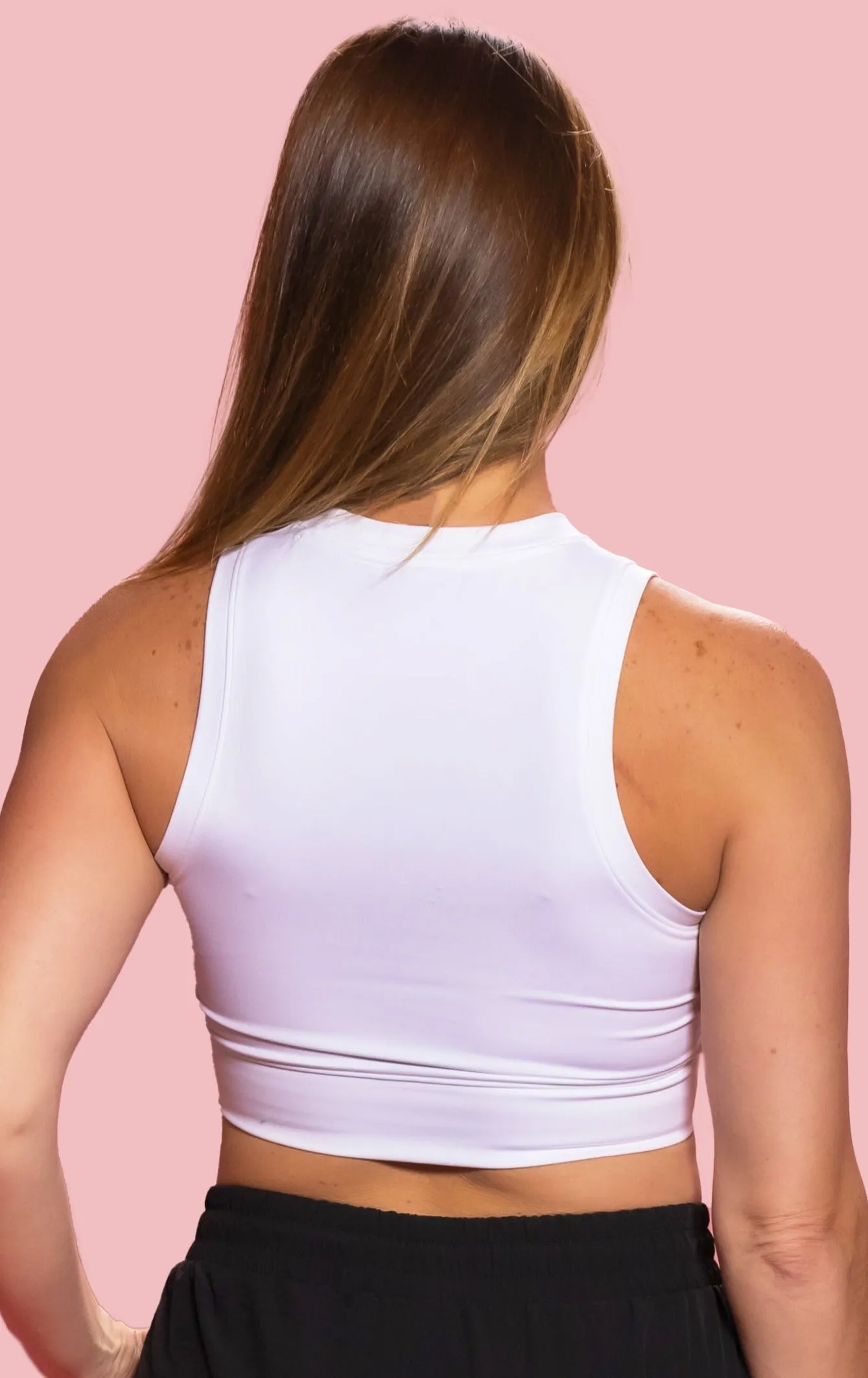 VENICE CROPPED RACER TOP