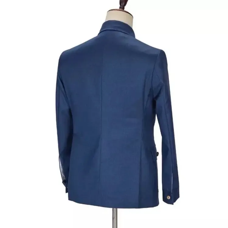 xiangtuibao High Quality MTM Mens Business Suits 2 Pieces Fashion Suits Slim Fit Set Wedding Tuxedos Blazer Suit Men Clothing